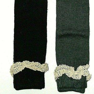 2 Pair Over the Knee Socks Womens- NEW